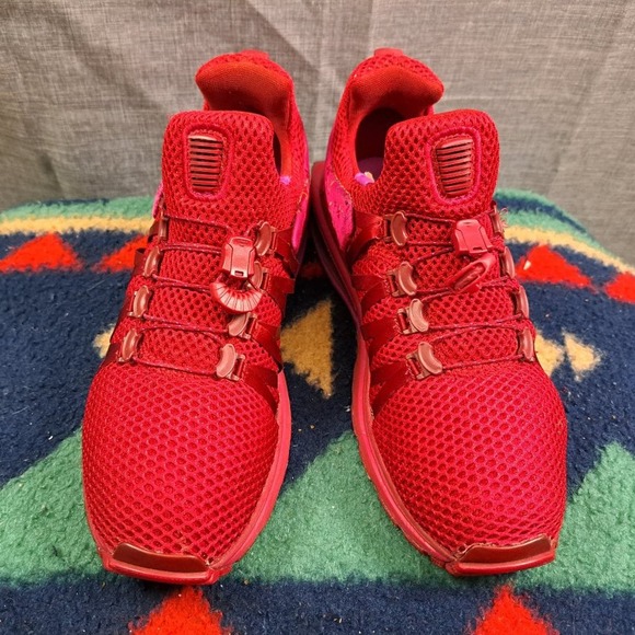 Nike Shox Gravity Red Crush Running Shoes Womens Size 7 AQ8554-606 - Picture 13 of 15